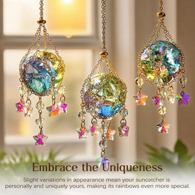 H&D Hyaline & Dora crystal suncatchers set adds rainbow light to rooms.