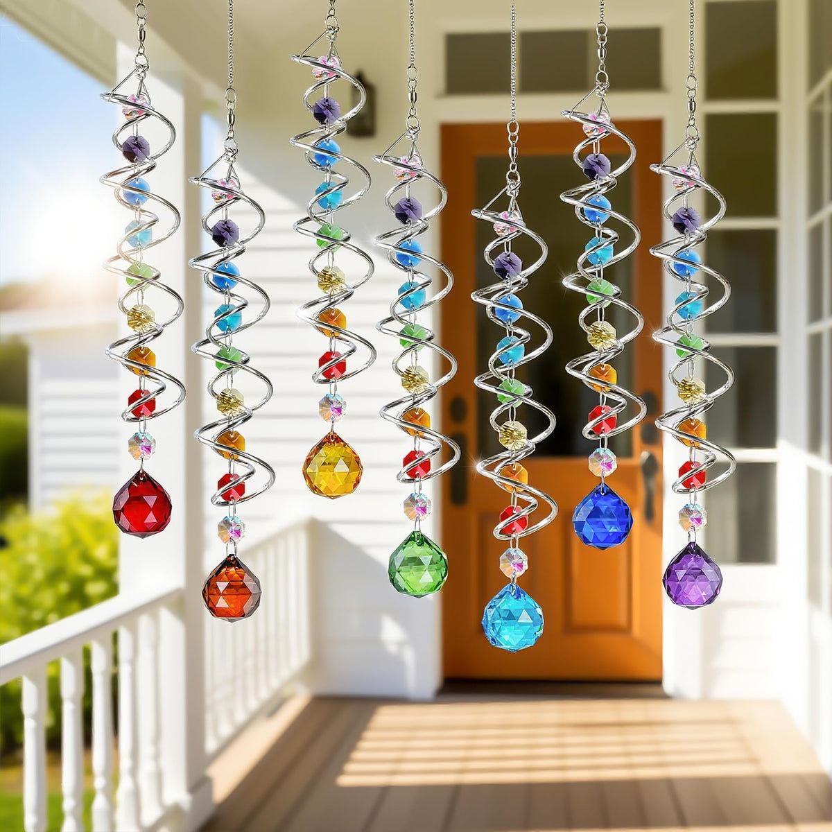 H&D HYALINE & DORA crystal suncatcher set enhances indoor spaces