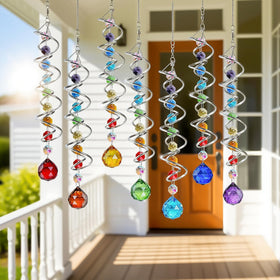 H&D HYALINE & DORA crystal suncatcher set enhances indoor spaces