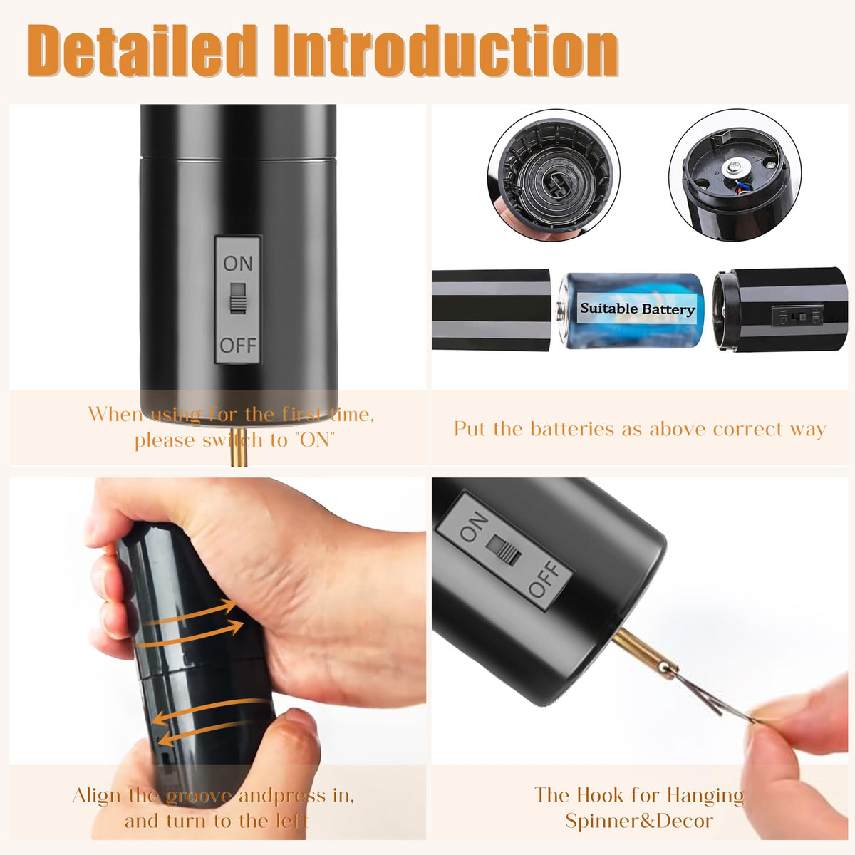 H&D HYALINE & DORA easy switch, uses one battery