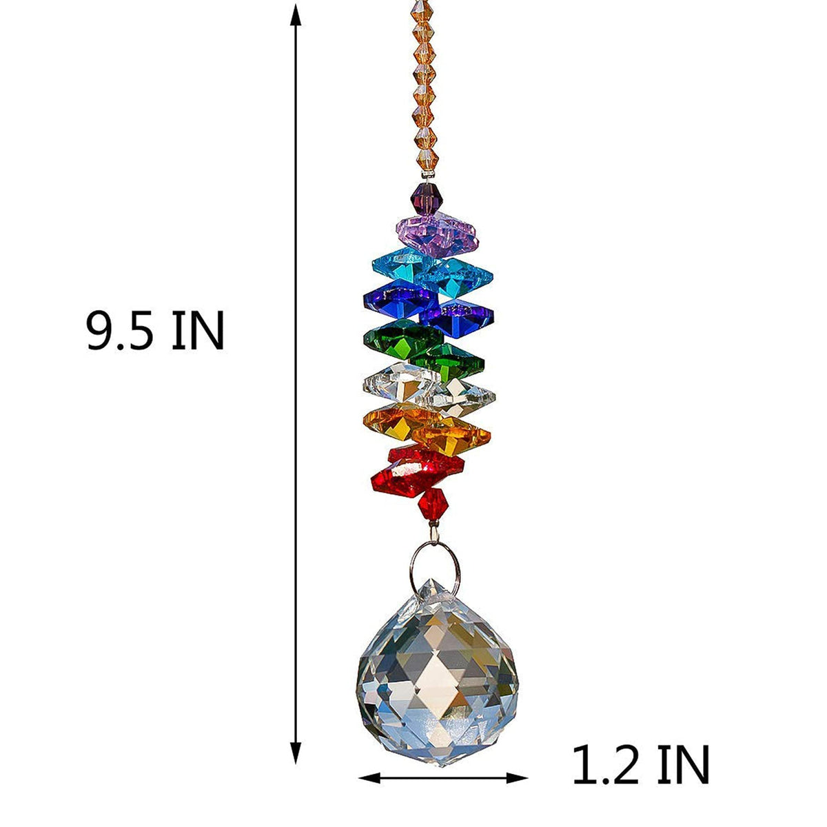 HD Hyaline & Dora garden porch suncatcher brightens outdoor corners with tiny rainbows.