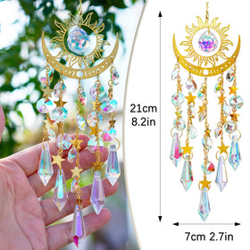 H&D HYALINE & DORA rainbow prism reflection from crystal suncatcher