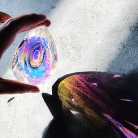 H&D HYALINE & DORA crystal prism decor for windows and walls.