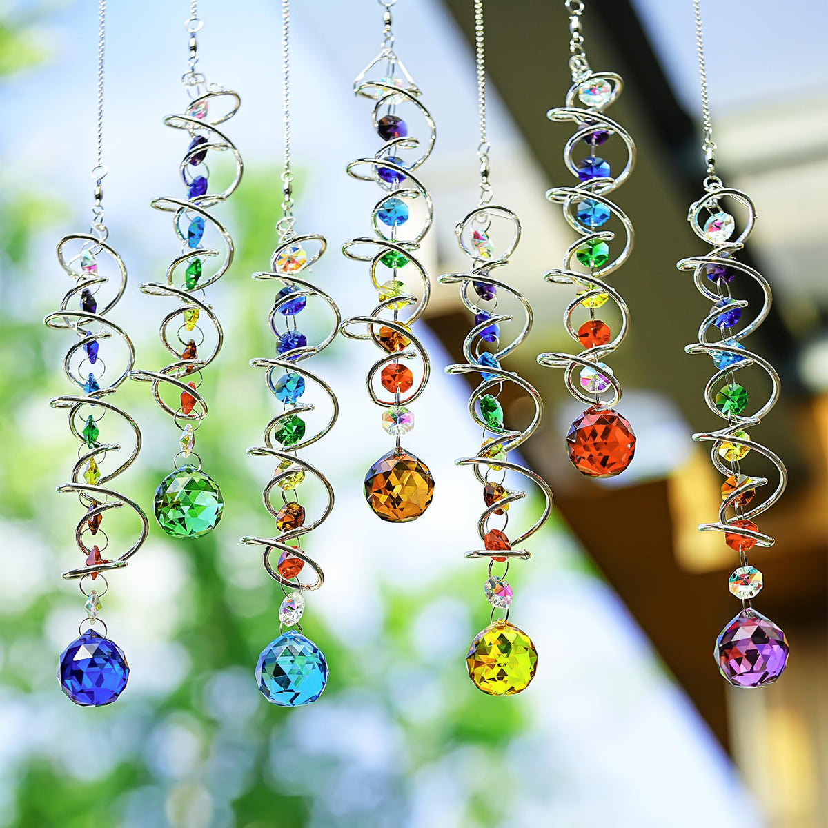 H&D HYALINE & DORA wind spinner in outdoor garden for cheerful decor