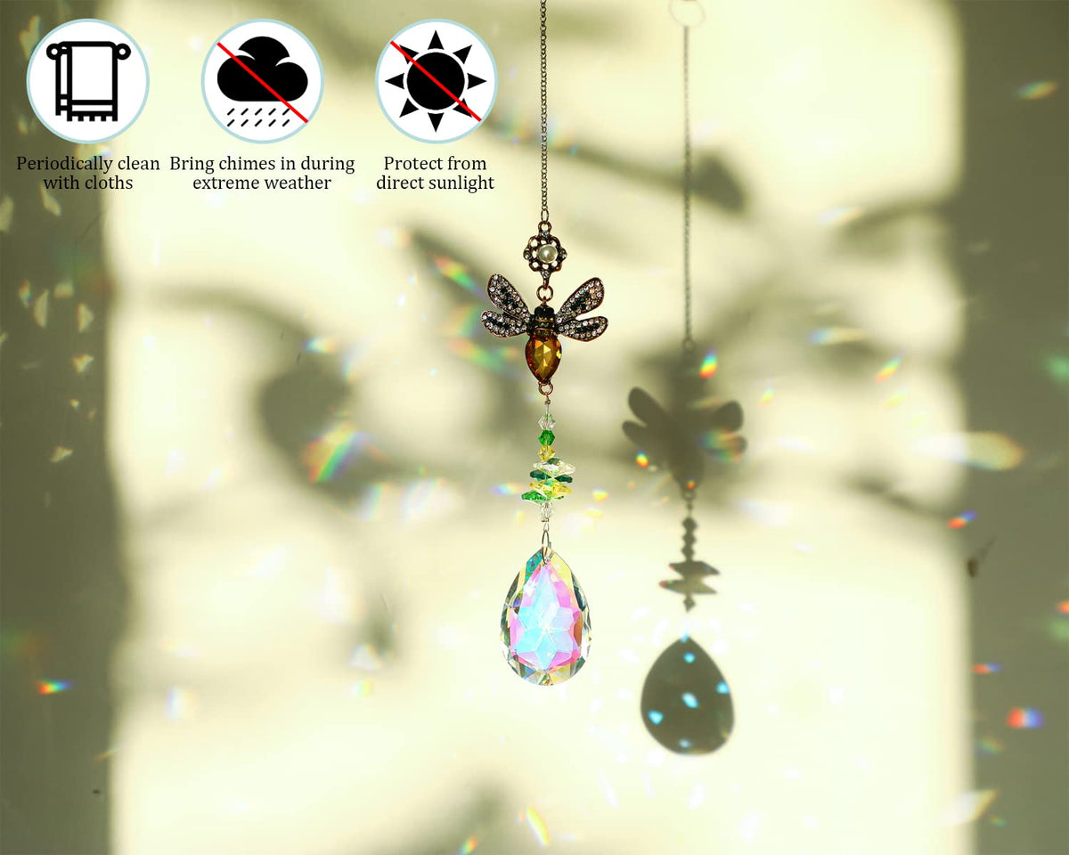 H&D Hyaline & Dora window and wall suncatcher brightens rooms with color