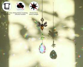 H&D Hyaline & Dora window and wall suncatcher brightens rooms with color