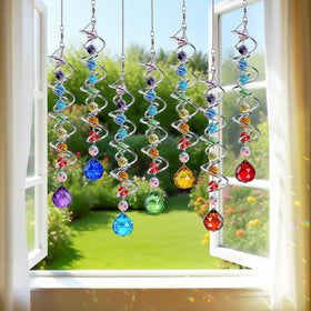 H&D HYALINE & DORA decorative window decor catches daytime glow