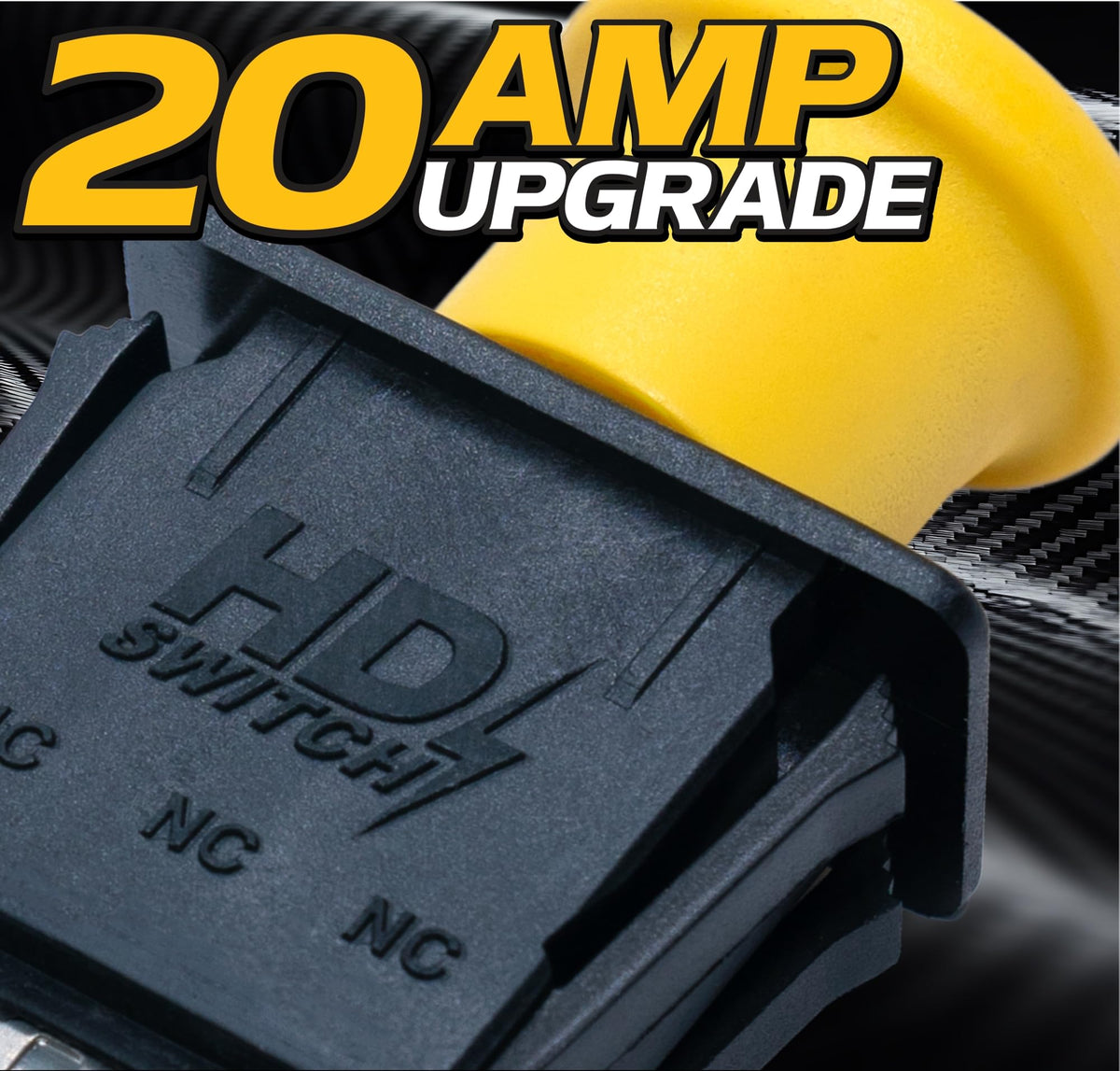 HD Switch 20A PTO switch with durable blade contacts for commercial mowers.
