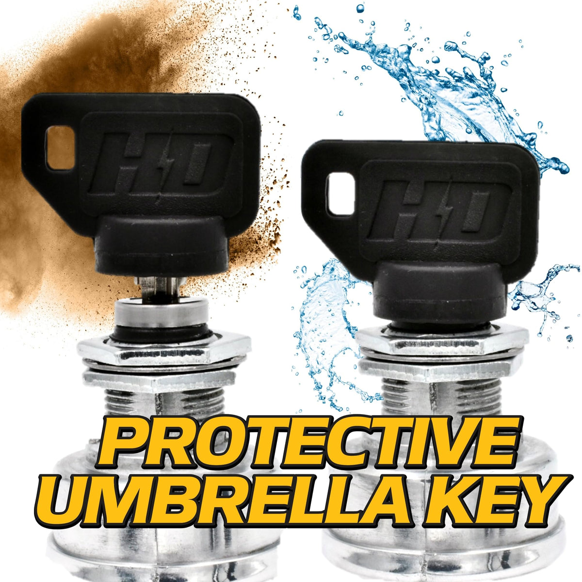 HD Switch 3-keys-set close-up, ensures ready access and secure operation.