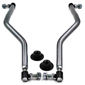 HD Switch adjustable drag link assembly, front view, ready for precise wheel alignment
