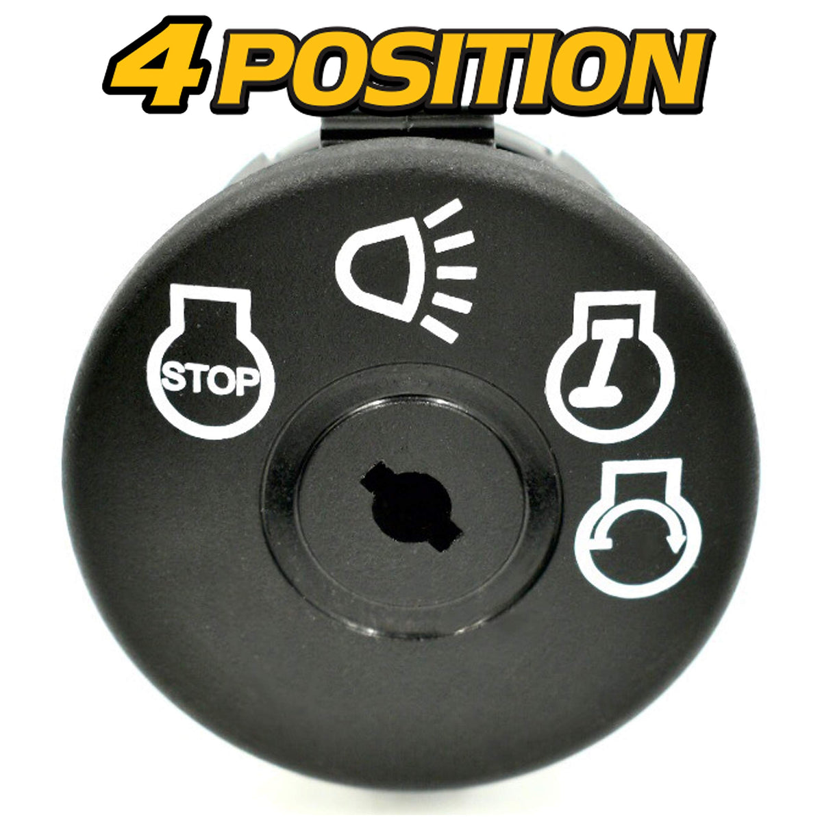 HD Switch four-position seven-terminal design enables precise control with headlights.