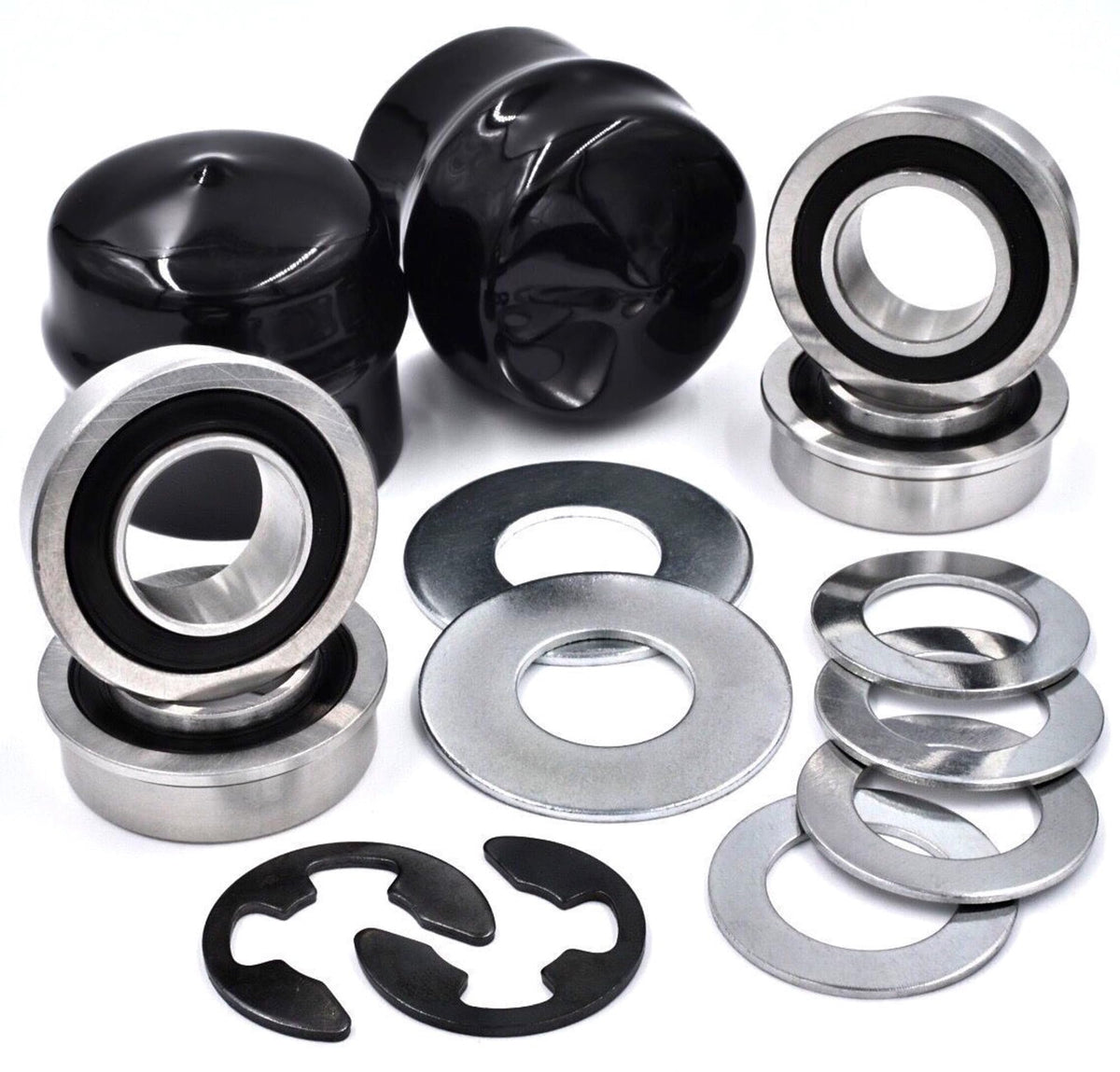 HD Switch front wheel bearing bushing for smoother rotation and extended mower life