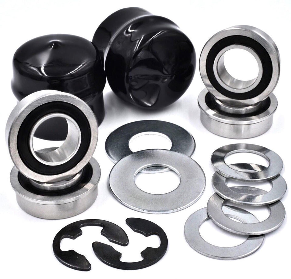 HD Switch front wheel bearing bushing for smoother rotation and extended mower life