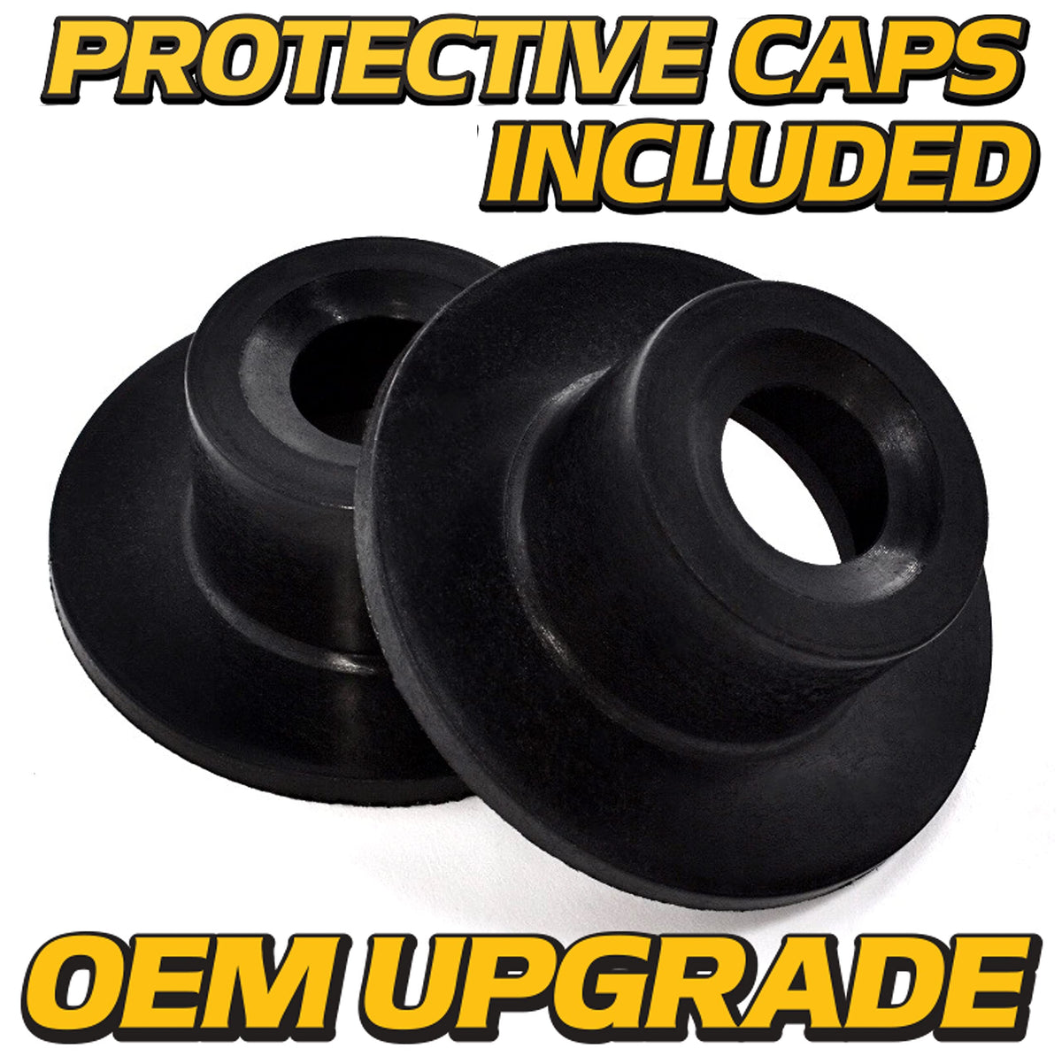 HD Switch plastic wear guides and locknuts included for easy installation
