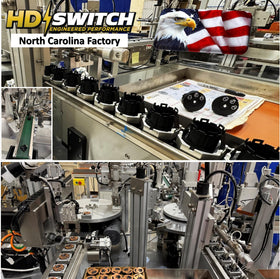HD Switch protective umbrella key shields ignition from dust and moisture