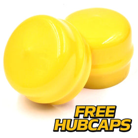 HD Switch retainer washers reinforce durable wheel assemblies.