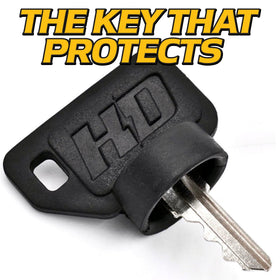 HD Switch umbrella key protection shields the keys from water and dirt.