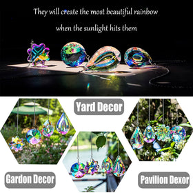 HDCRYSTALGIFTS 50longan prism adds cheerful sparkle when hung near a window.