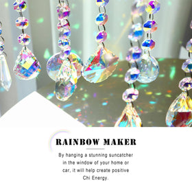 HDCRYSTALGIFTS crystal suncatchers ideal for windows, doors, or trees.