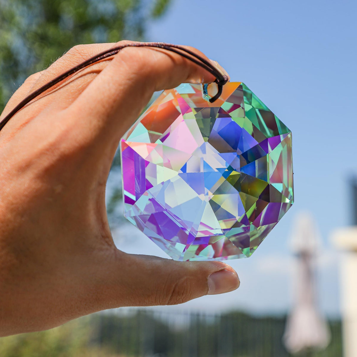 HDCRYSTALGIFTS gift-ready rainbow prism suncatcher for any occasion