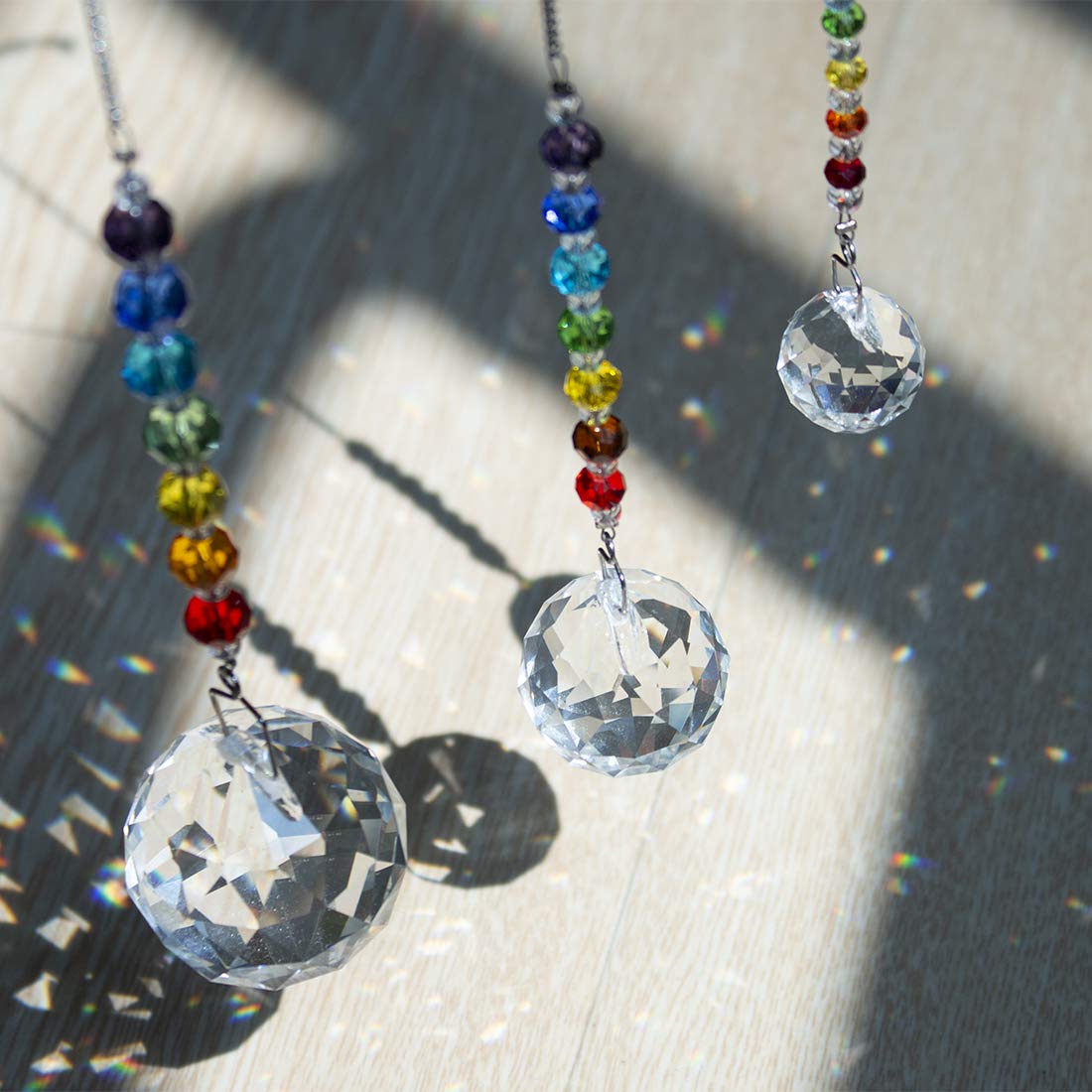 HDCRYSTALGIFTS colorful crystal ball pendant for vibrant room decor