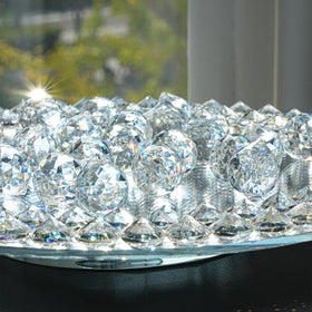 HDCRYSTALGIFTS 24-piece crystal ball prisms set for sparkling window decor