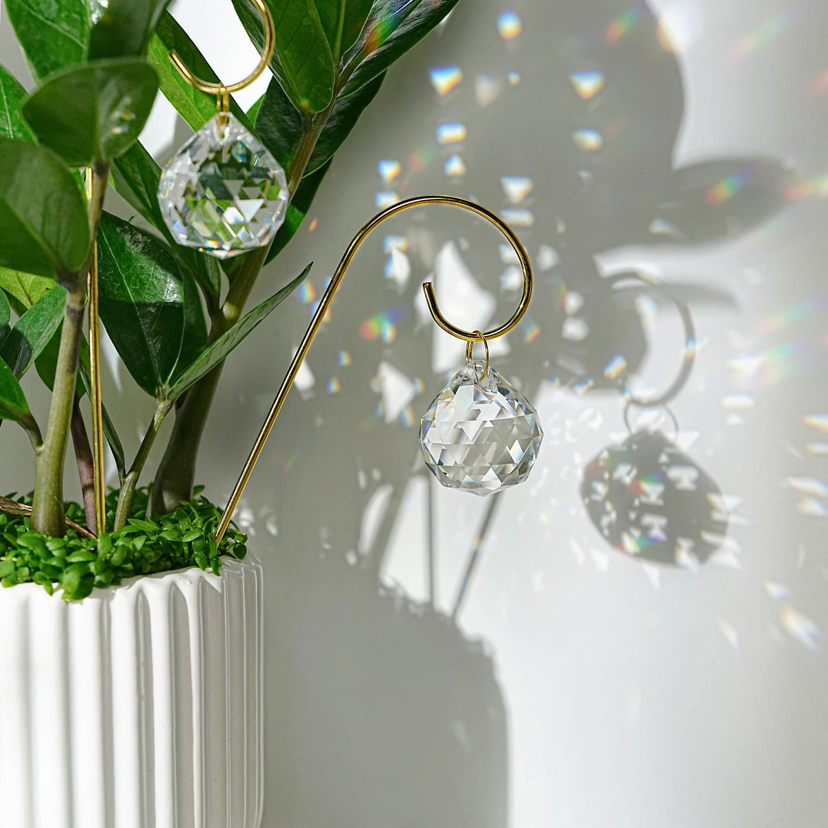 HDCRYSTALGIFTS fairy garden suncatchers adding color and light