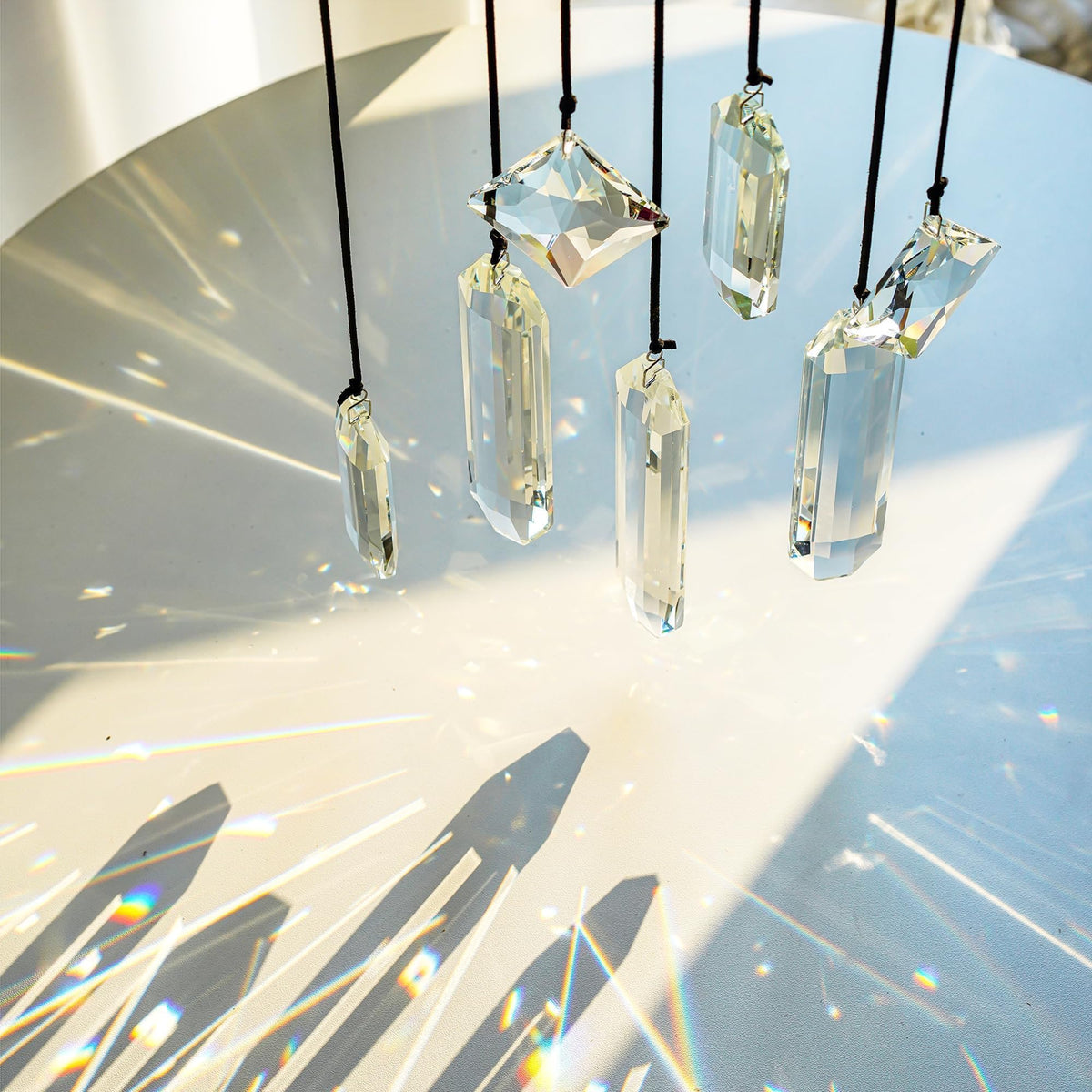 HDCRYSTALGIFTS garden suncatcher brightening outdoor spaces with shimmering color.