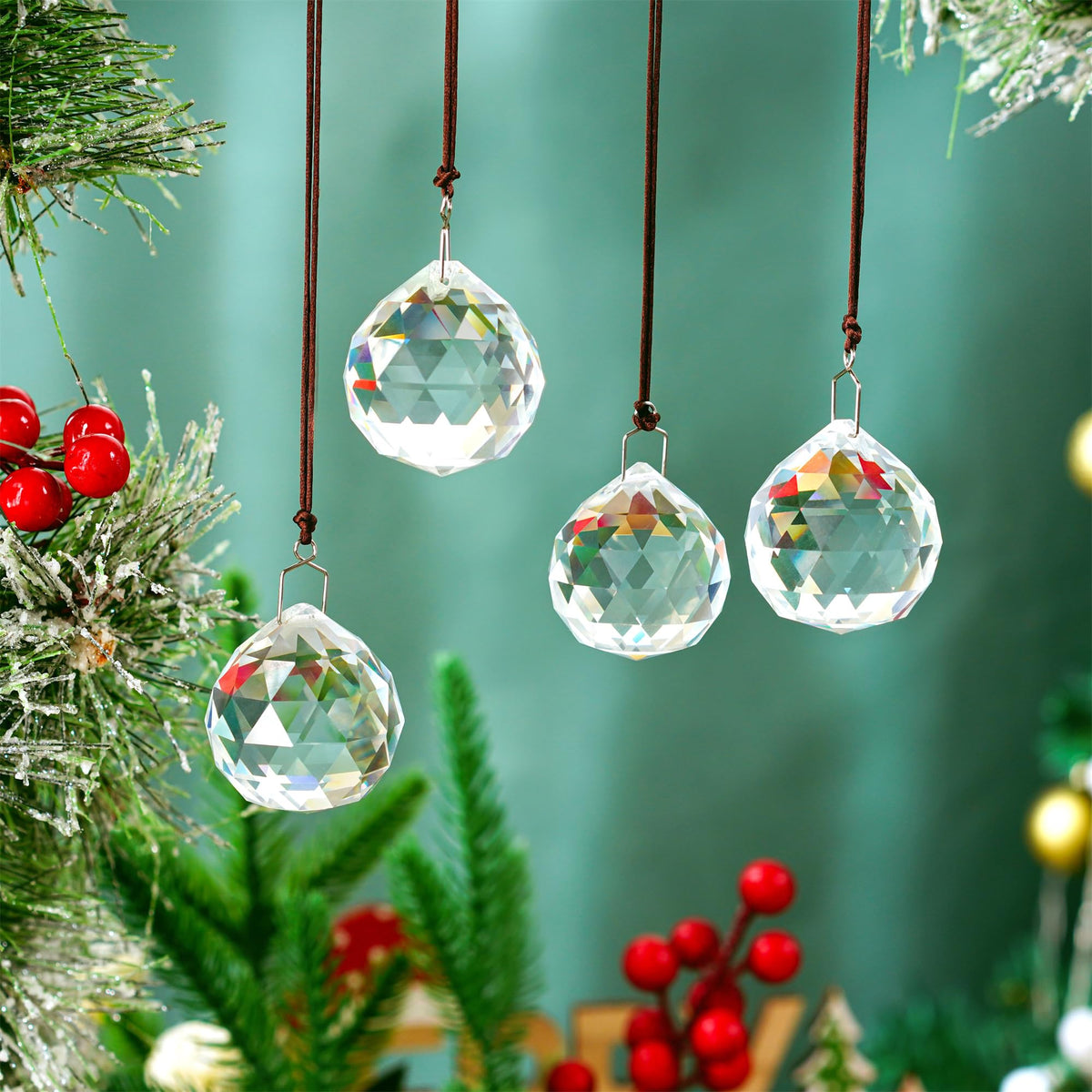 HDCRYSTALGIFTS garden-sunlight-prism lights outdoor spaces with rainbow glow