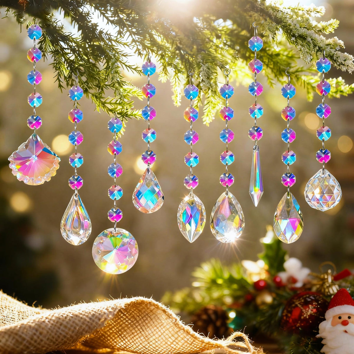 HDCRYSTALGIFTS easy-to-hang design helps you enjoy rainbows anywhere.