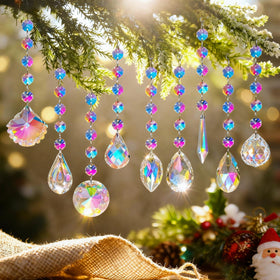 HDCRYSTALGIFTS easy-to-hang design helps you enjoy rainbows anywhere.