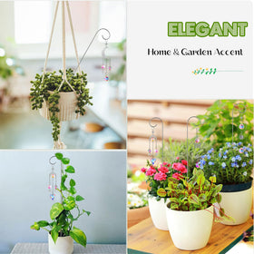 HDCRYSTALGIFTS indoor-outdoor decor for plant arrangements and sunny windows