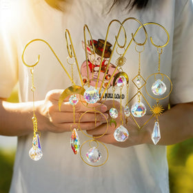 HDCRYSTALGIFTS suncatchers brighten windowsills and shelves with shimmering light