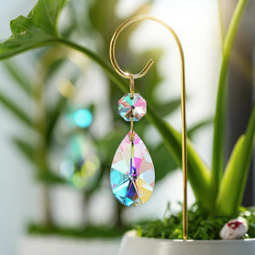 HDCRYSTALGIFTS magical garden decor with shimmering prisms
