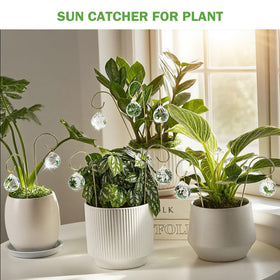 HDCRYSTALGIFTS miniature garden accessory with sparkling prisms