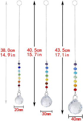 HDCRYSTALGIFTS rainbow prism pendant sparkling in a sunlit window