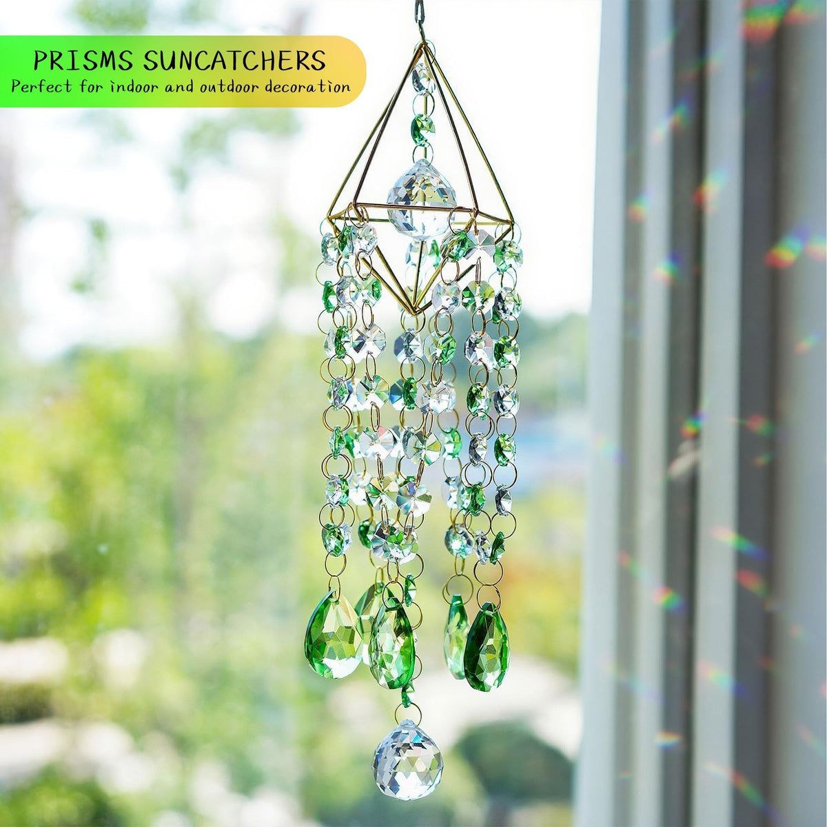 HDCRYSTALGIFTS rainbow maker creates warm ambience
