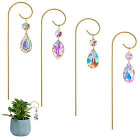 HDCRYSTALGIFTS suncatchers prisms create rainbow light on sunny windows