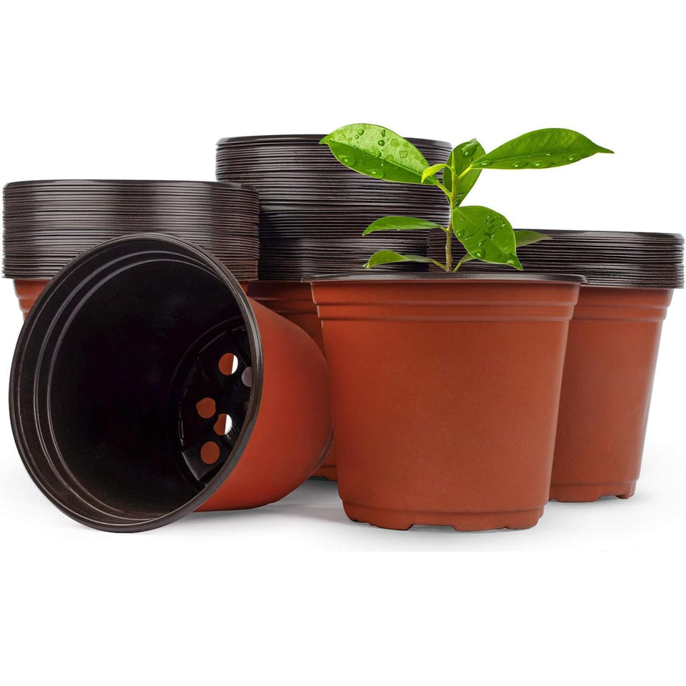 Hdeoops 4-inch seed starting pot top view for easy planting.
