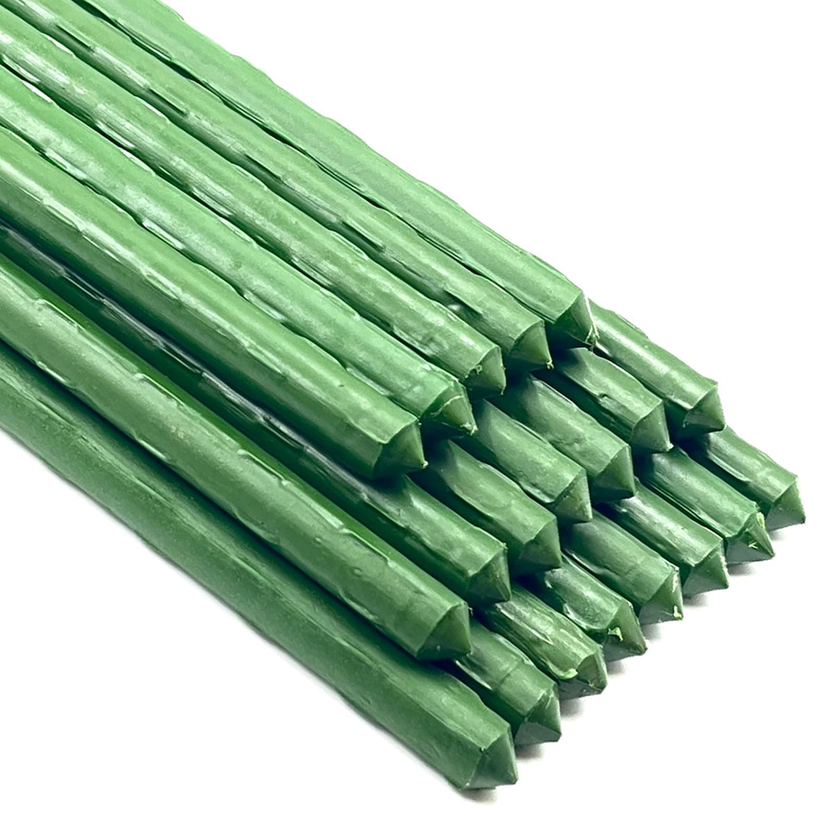 Hdeoops garden stakes 48 inch for sturdy plant support in outdoor beds.