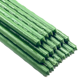 Hdeoops garden stakes 48 inch for sturdy plant support in outdoor beds.