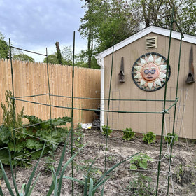Hdeoops garden stakes kit designed for outdoor use in sun and rain