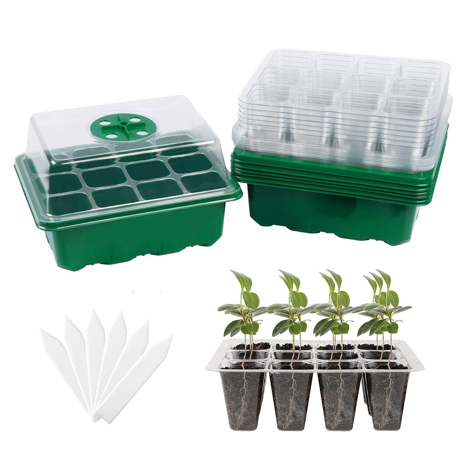 Hdeoops seed starter tray 6-set for efficient germination and organization.