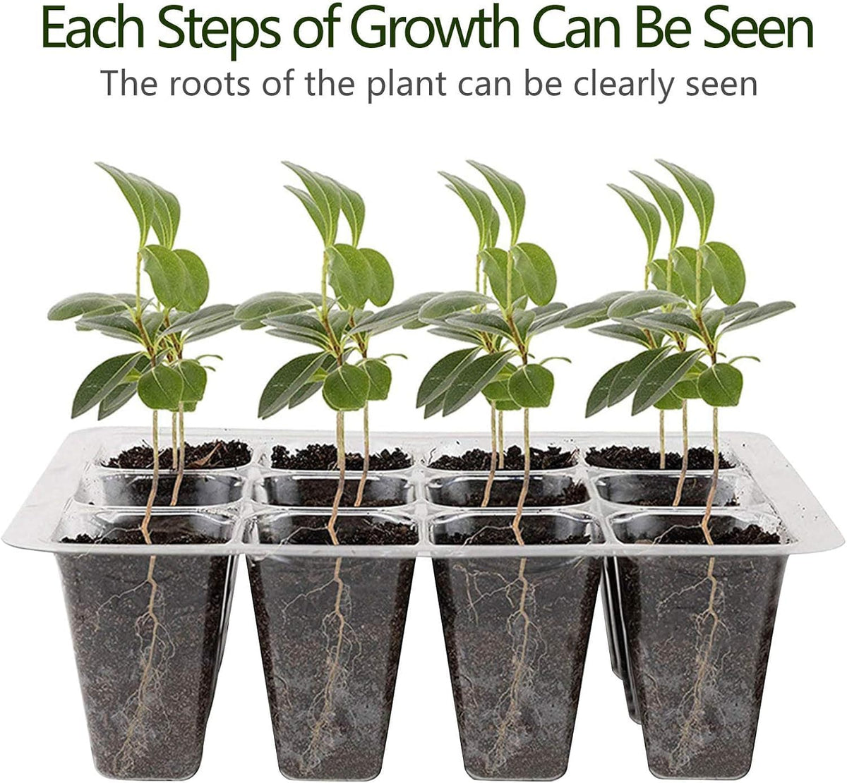 Hdeoops stackable seed starting system keeps your nursery organized and tidy.