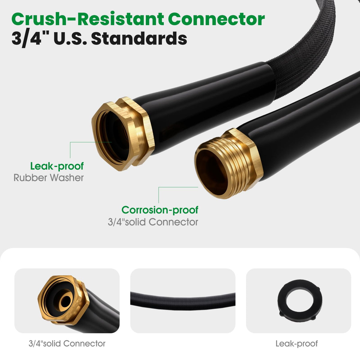 HDKing hose built for 50k+ flex cycles and long-lasting wear.