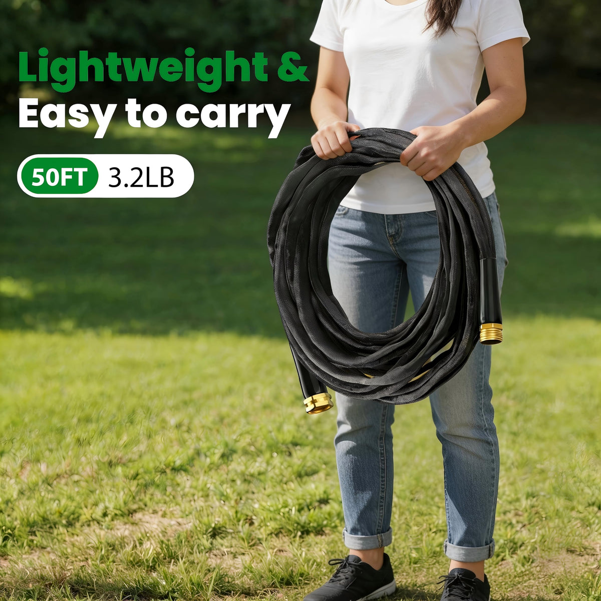 HDKing hose with anti-kink technology preventing twists during cleaning.