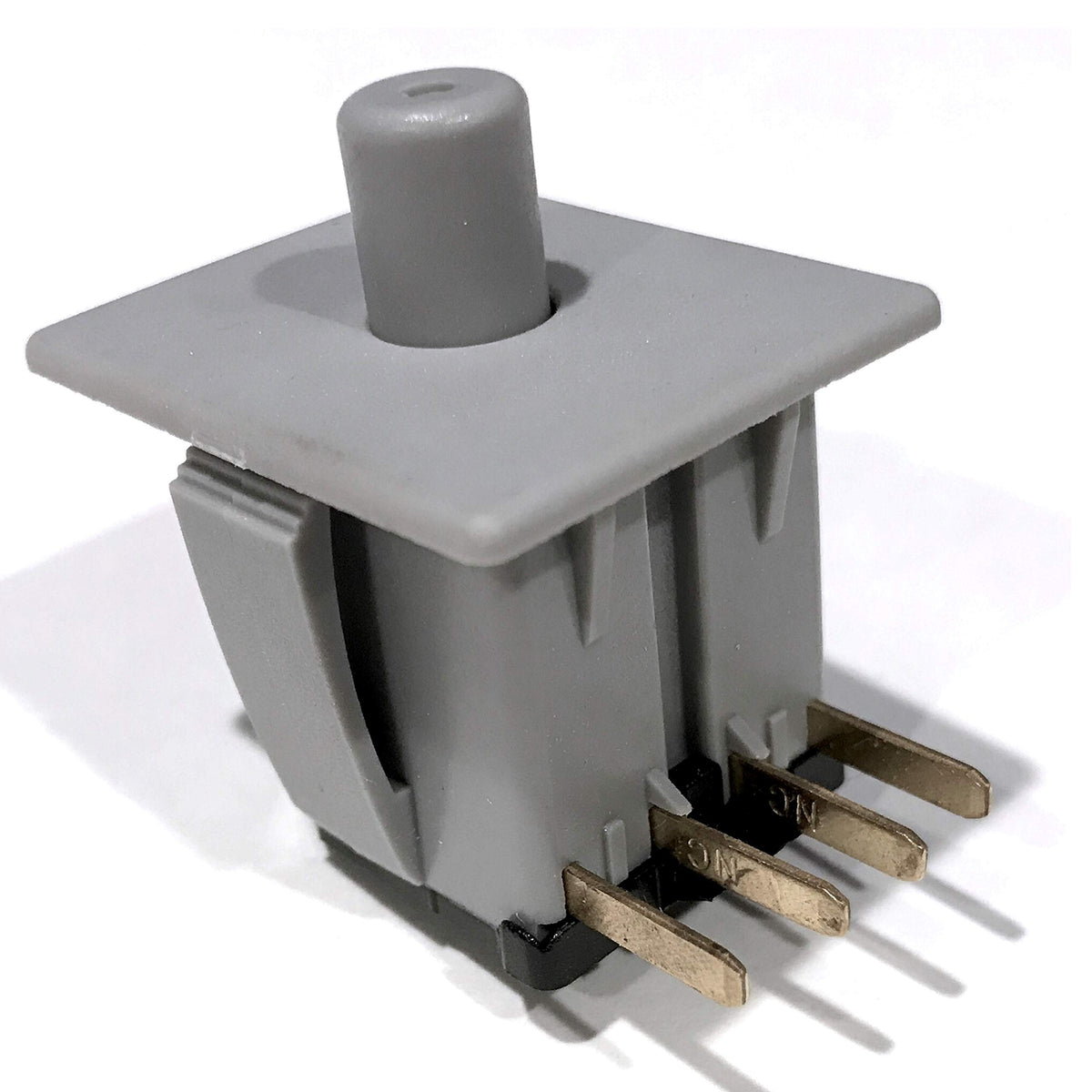 HD Switch black seat safety switch close-up showing OEM quality and rugged finish.
