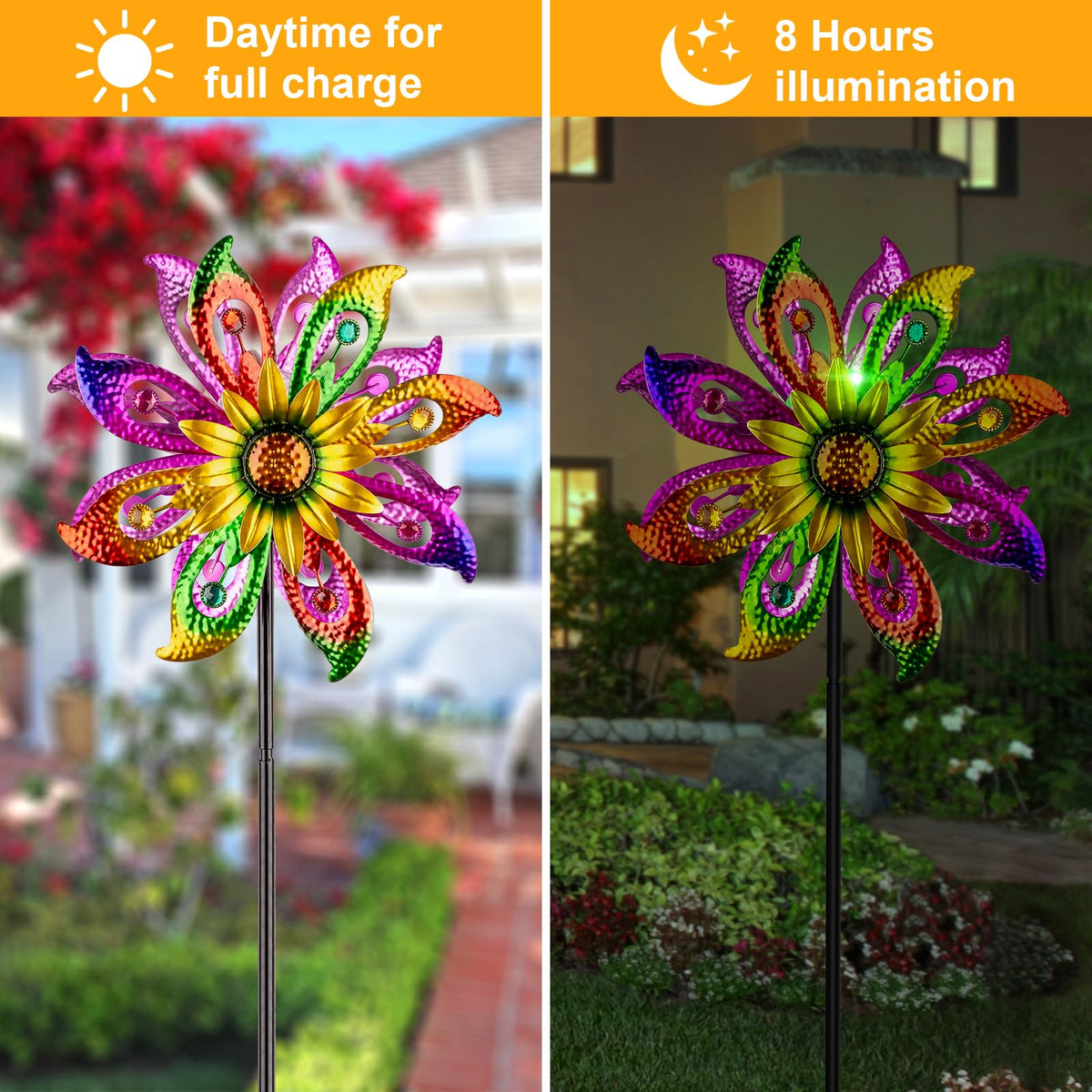 Weatherproof outdoor decor built to handle sun and rain throughout the year