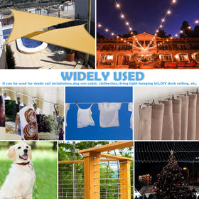 HDYAR complete kit supports versatile indoor/outdoor shade setups.