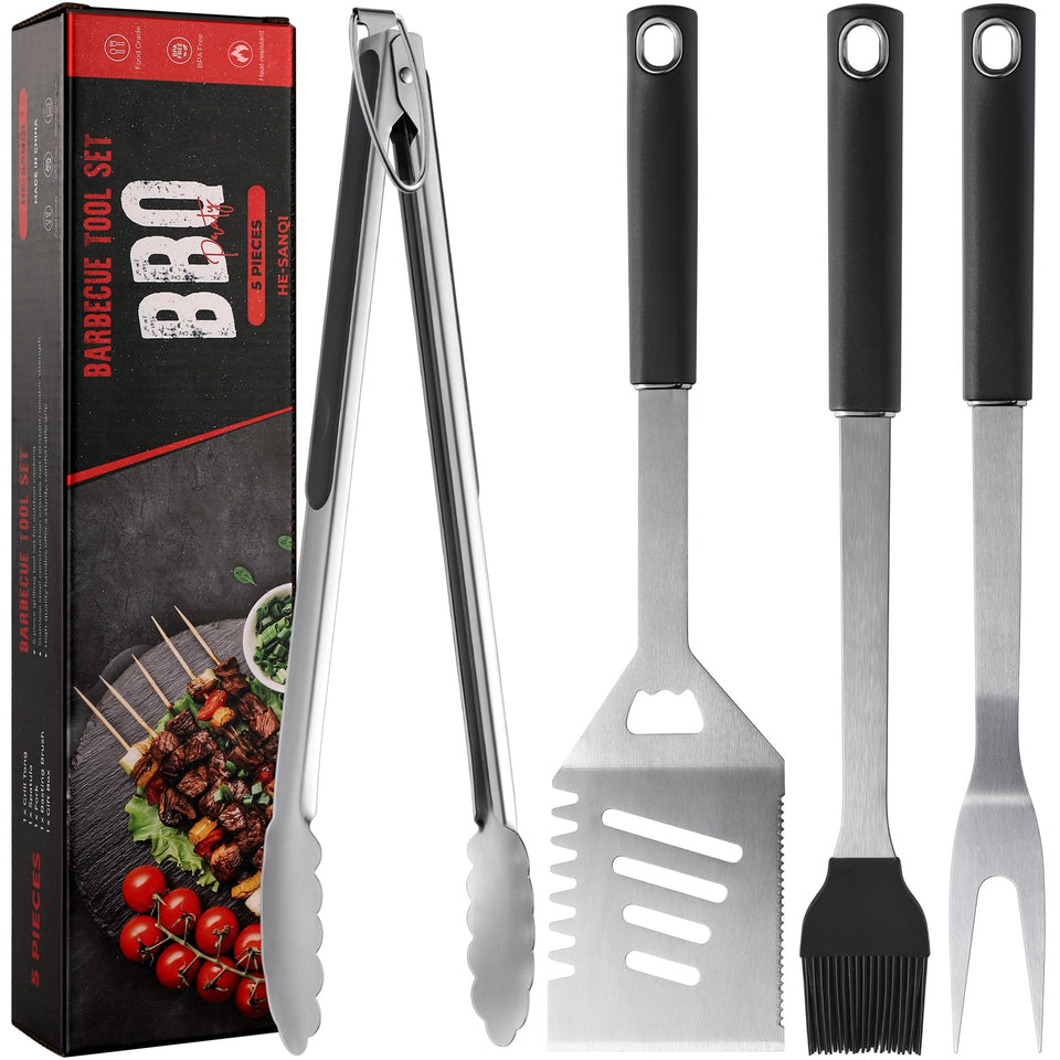HE-SANQI griddle spatula close-up for precise flipping and tenderizing
